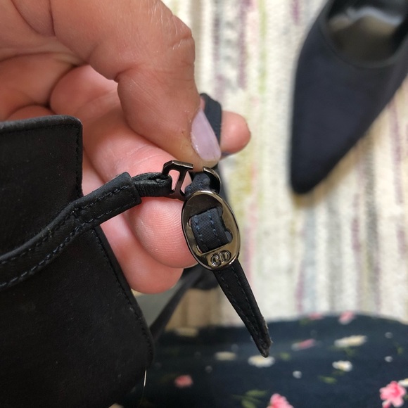 CHRISTIAN DIOR BLACK MARY JANE HEELS SIZE 9 - Picture 4 of 8